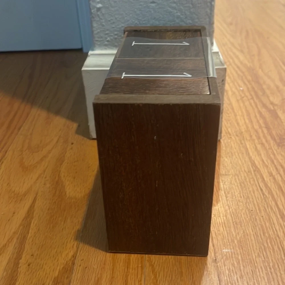 Rae Dunn Desk Wooden Block Calendar NWT